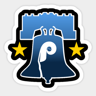 Philadelphia City Connect Alternate Phillies Baseball Liberty Bell Sticker